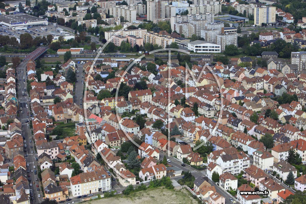 Photo arienne de Schiltigheim