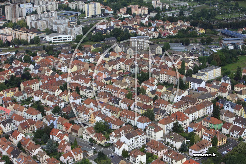 Photo arienne de Schiltigheim