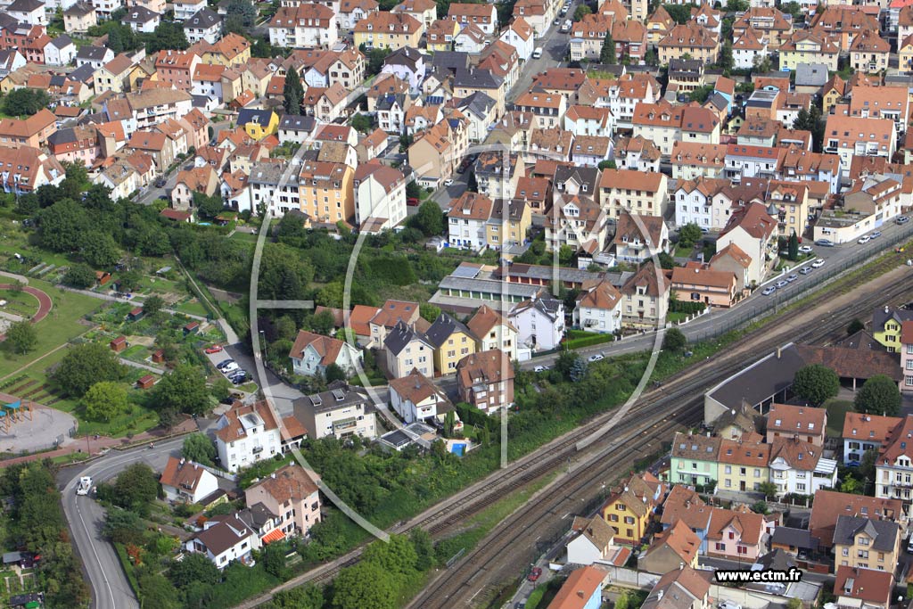 Photo arienne de Schiltigheim