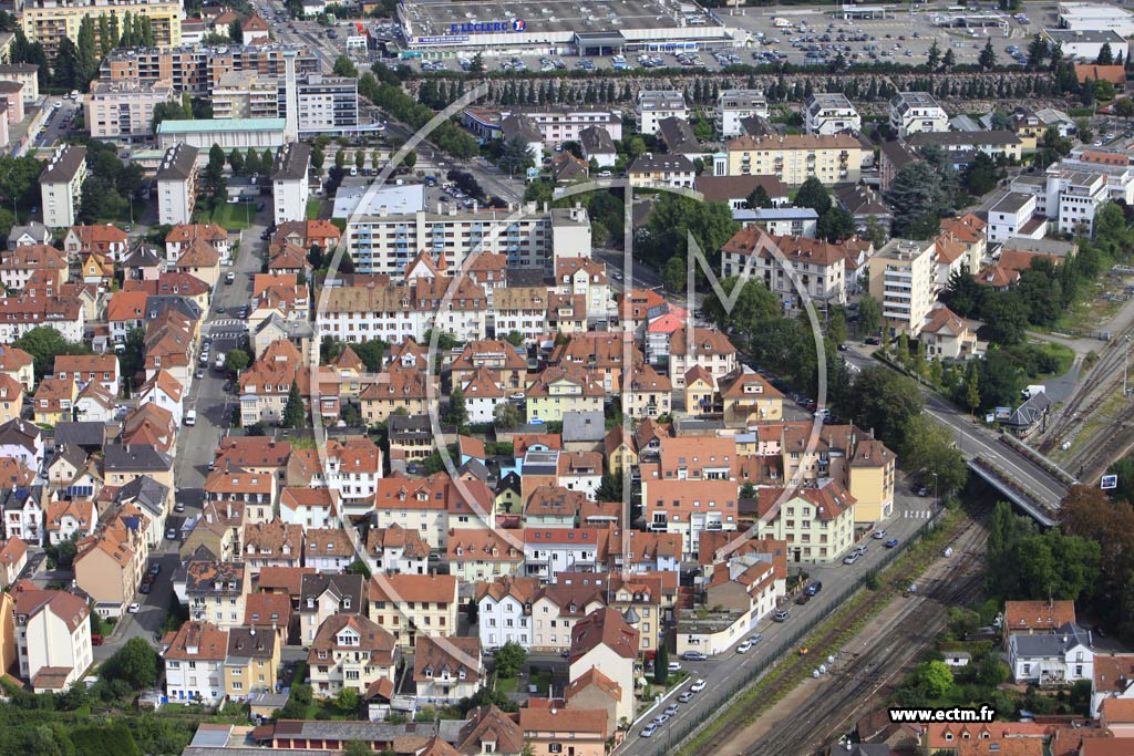 Photo arienne de Schiltigheim