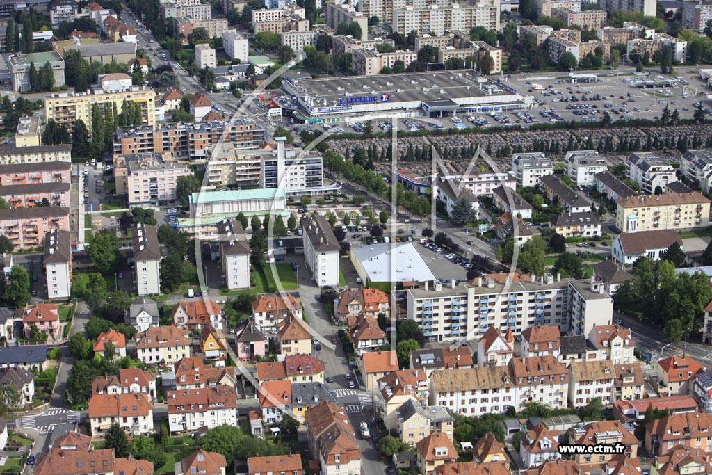Photo arienne de Schiltigheim