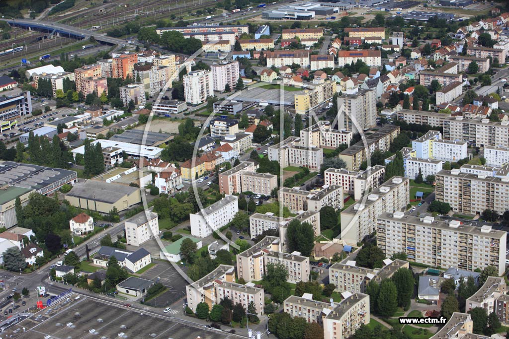 Photo arienne de Schiltigheim