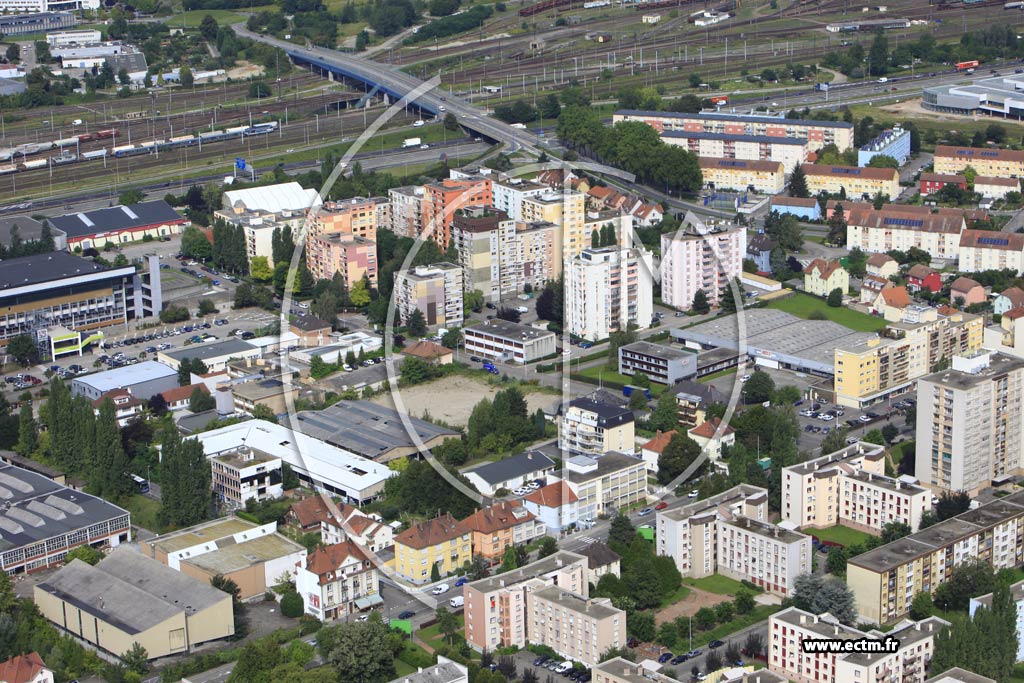 Photo arienne de Schiltigheim