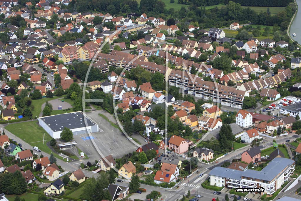 Photo arienne de Souffelweyersheim