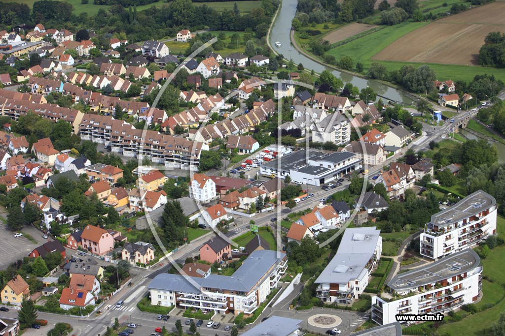 Photo arienne de Souffelweyersheim