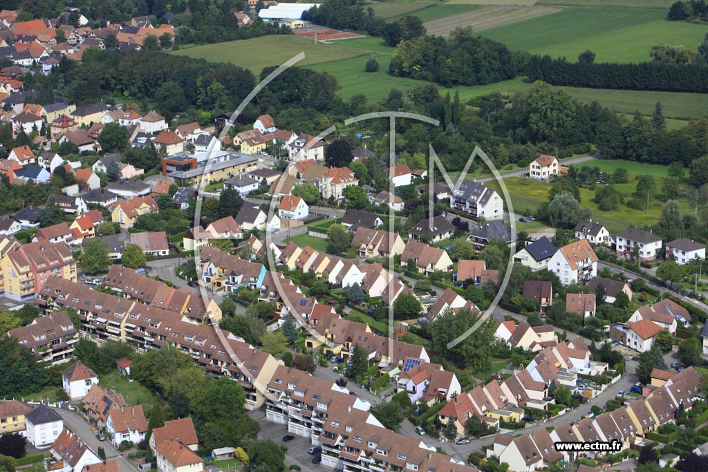 Photo arienne de Souffelweyersheim