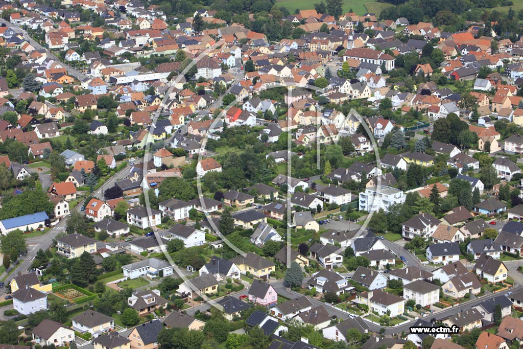 Photo arienne de Souffelweyersheim