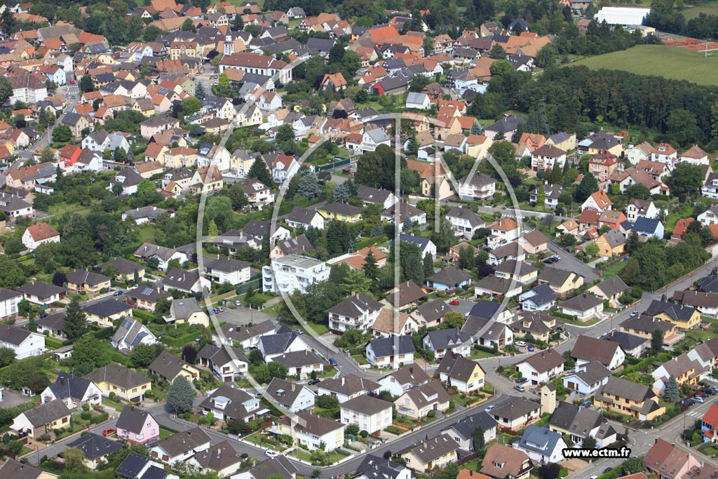 Photo arienne de Souffelweyersheim
