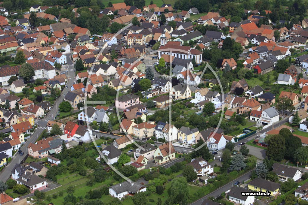 Photo arienne de Souffelweyersheim