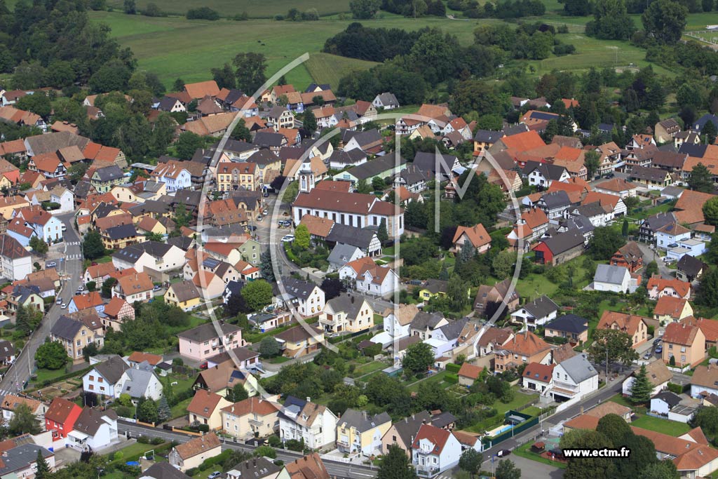 Photo arienne de Souffelweyersheim