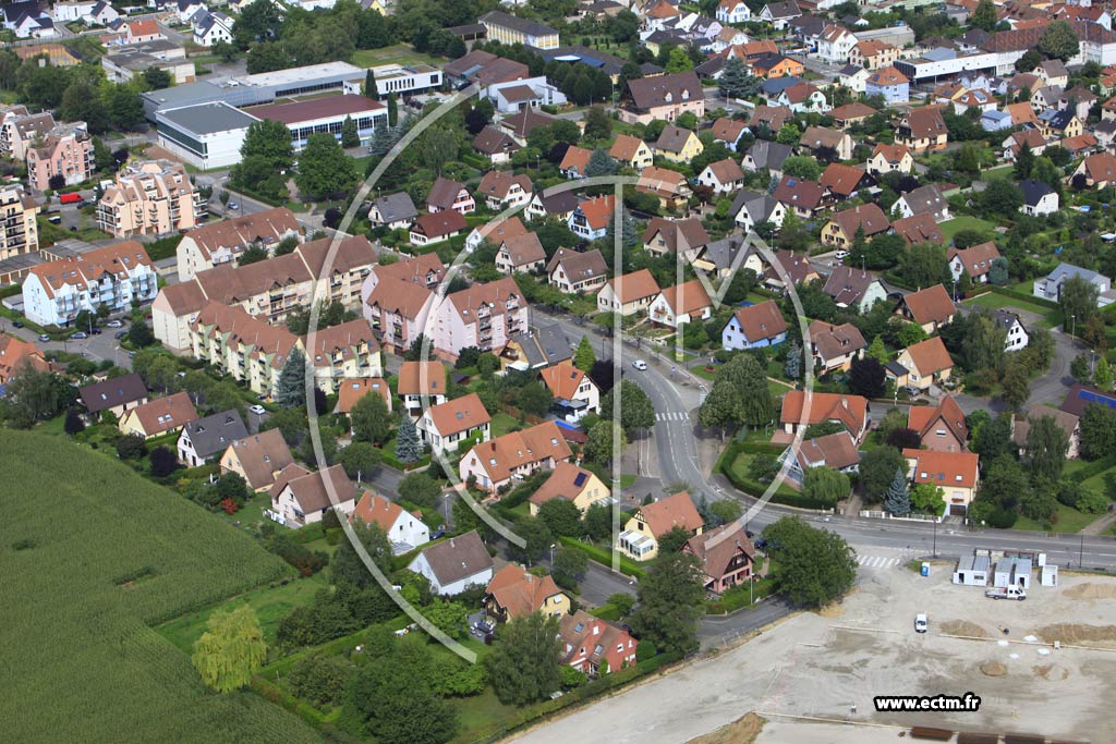 Photo arienne de Souffelweyersheim