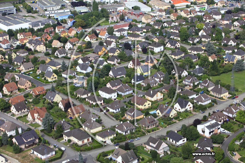 Photo arienne de Souffelweyersheim