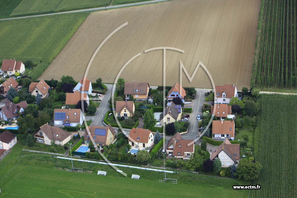 Photo arienne de Stutzheim-Offenheim (Offenheim)