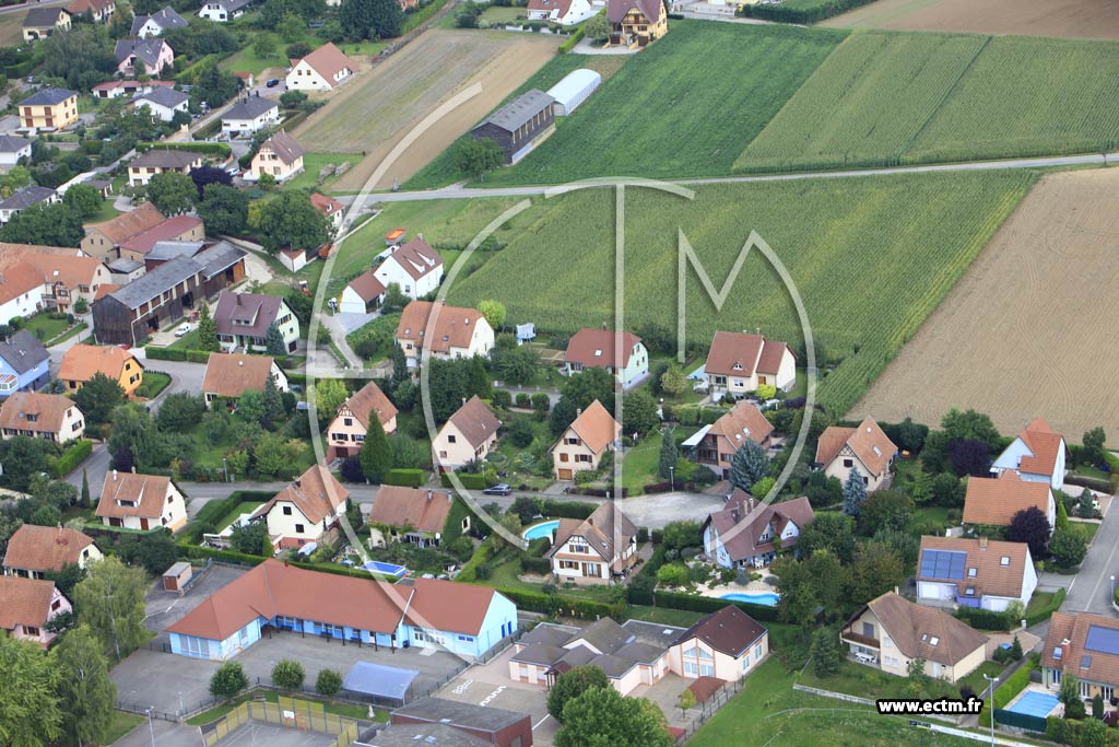 Photo arienne de Stutzheim-Offenheim (Offenheim)