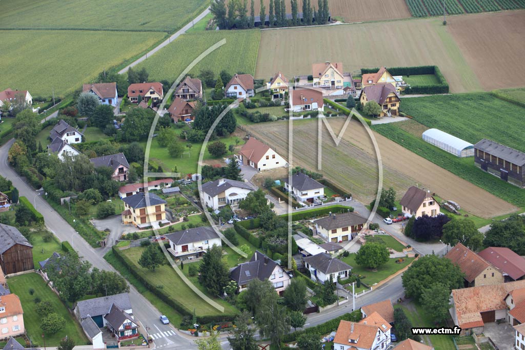 Photo arienne de Stutzheim-Offenheim (Offenheim)
