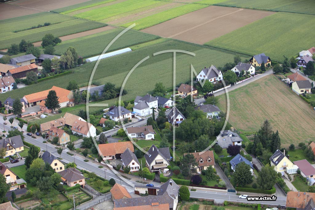 Photo arienne de Stutzheim-Offenheim (Offenheim)