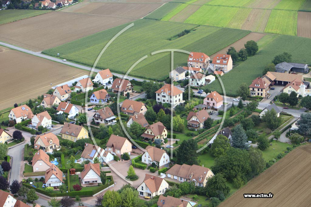 Photo arienne de Stutzheim-Offenheim (Offenheim)