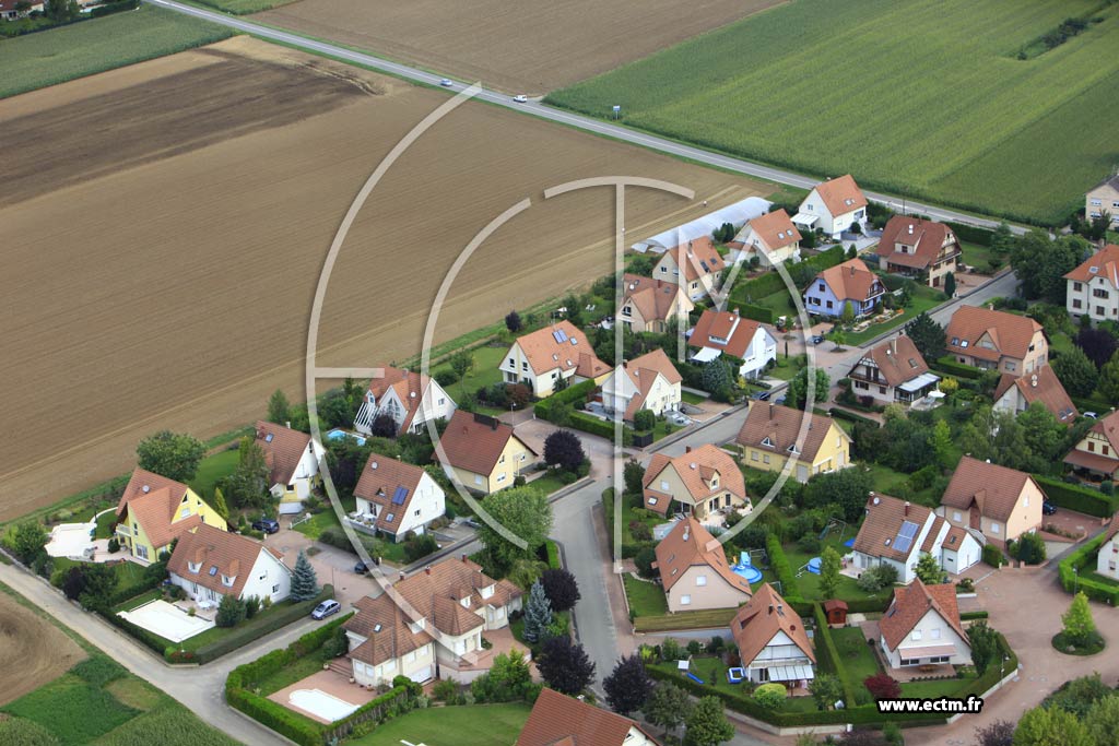 Photo arienne de Stutzheim-Offenheim (Offenheim)