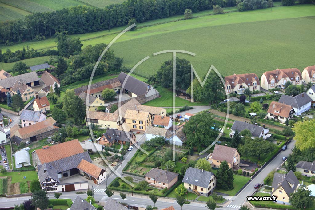 Photo arienne de Stutzheim-Offenheim (Offenheim)