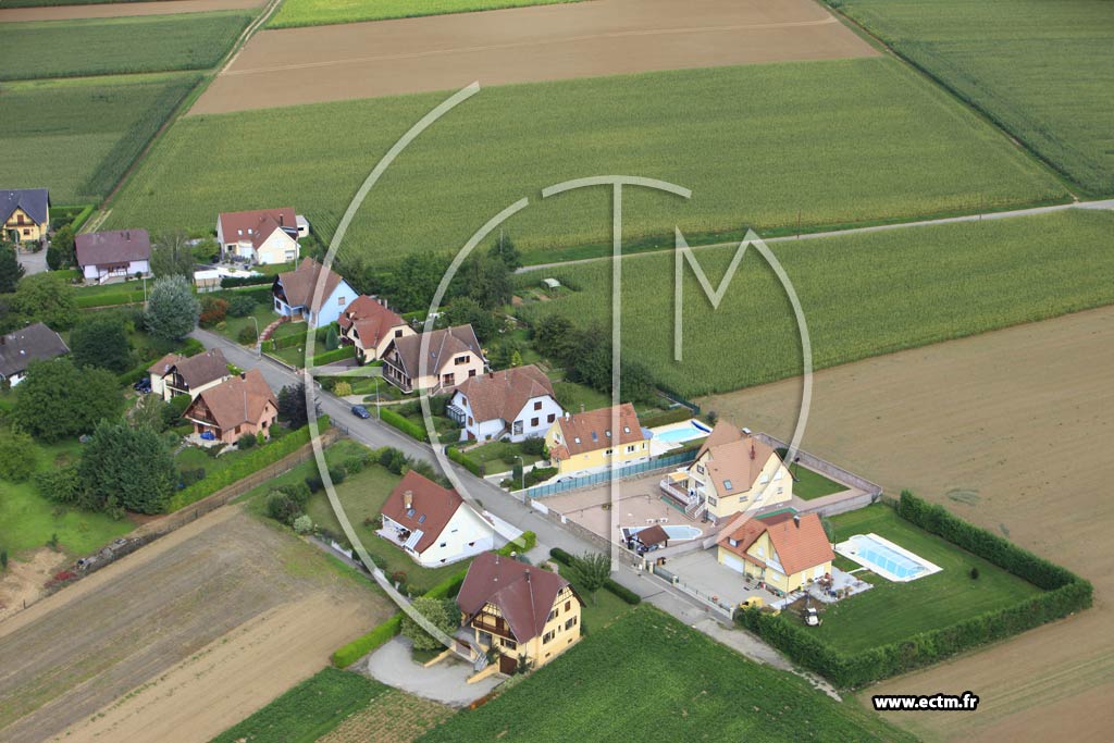 Photo arienne de Stutzheim-Offenheim (Offenheim)