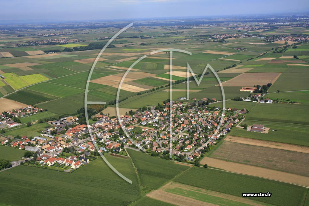 Photo arienne de Stutzheim-Offenheim (Stutzheim)