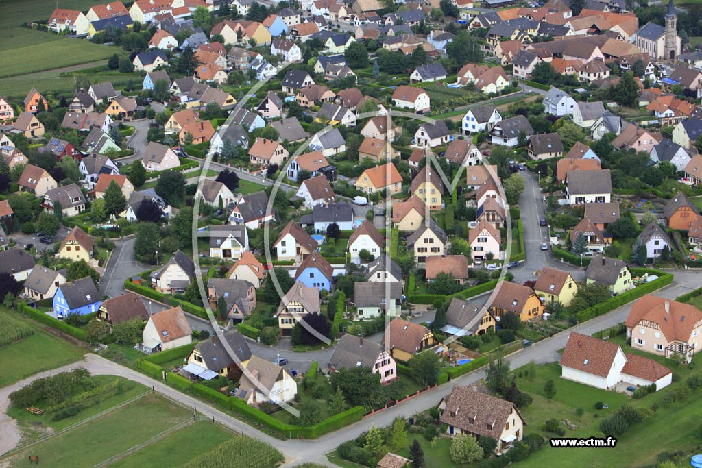 Photo arienne de Stutzheim-Offenheim (Stutzheim)