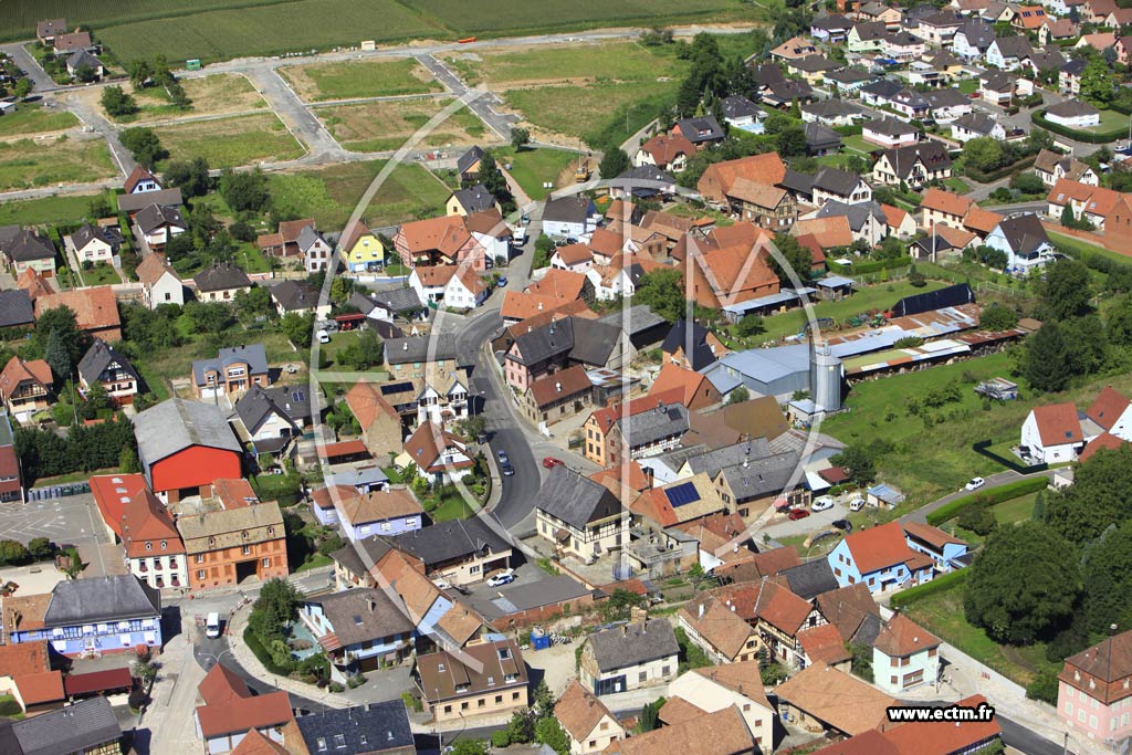Photo arienne de Geudertheim