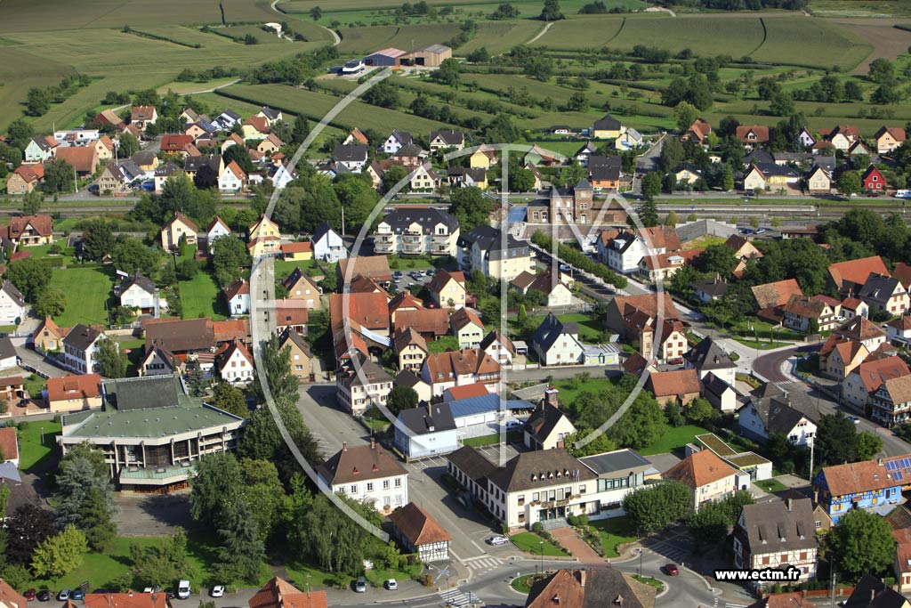 Photo arienne de Herrlisheim