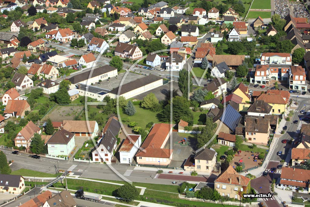 Photo arienne de Herrlisheim