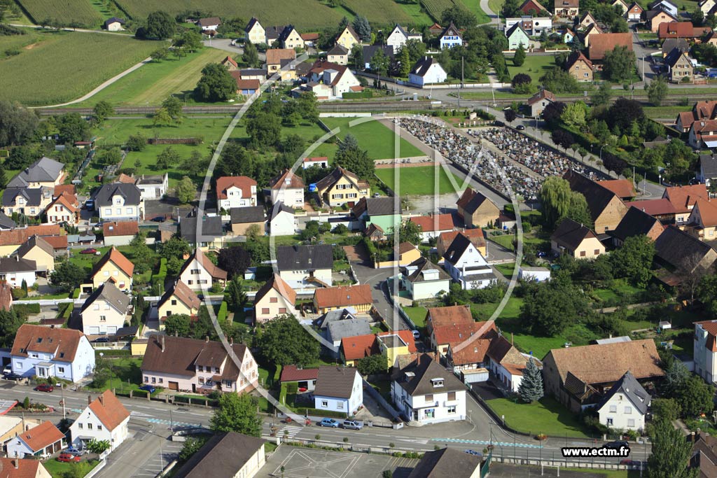 Photo arienne de Herrlisheim