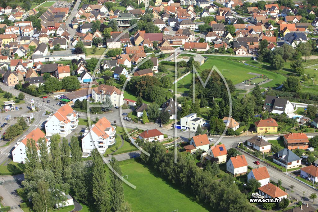 Photo arienne de Herrlisheim