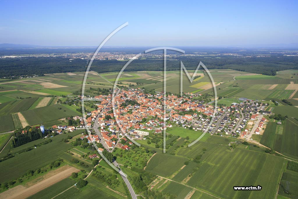 Photo arienne de Niederschaeffolsheim
