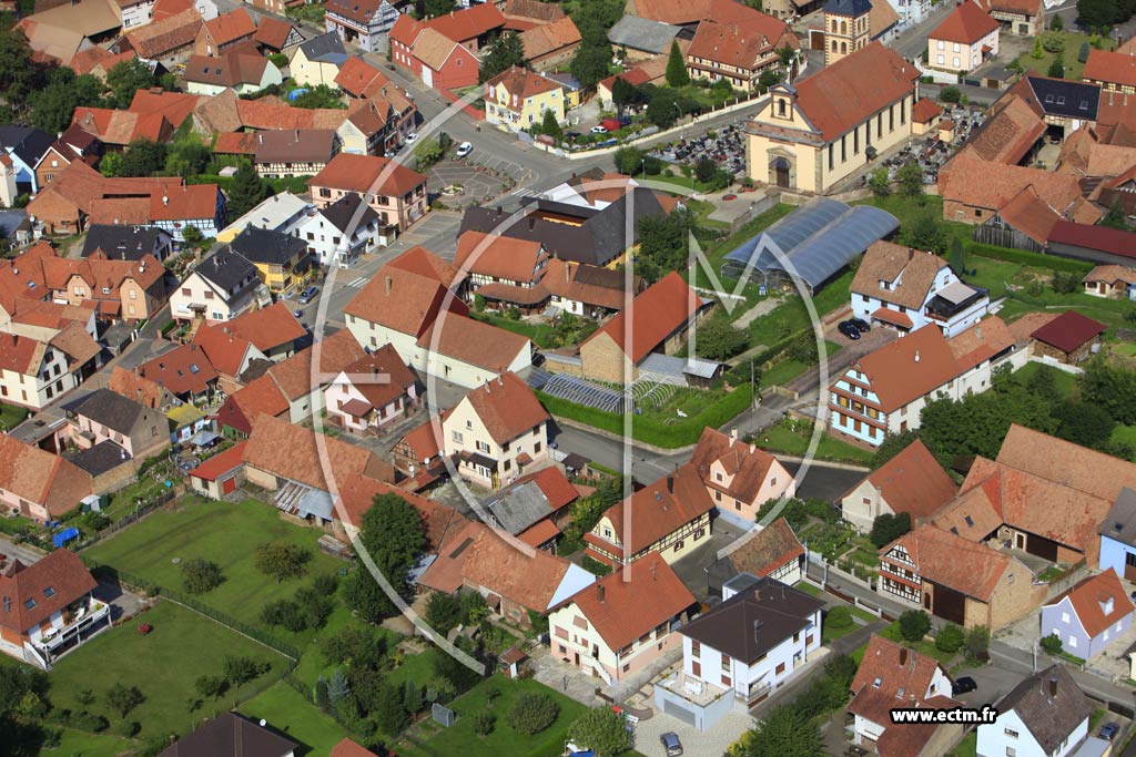 Photo arienne de Niederschaeffolsheim