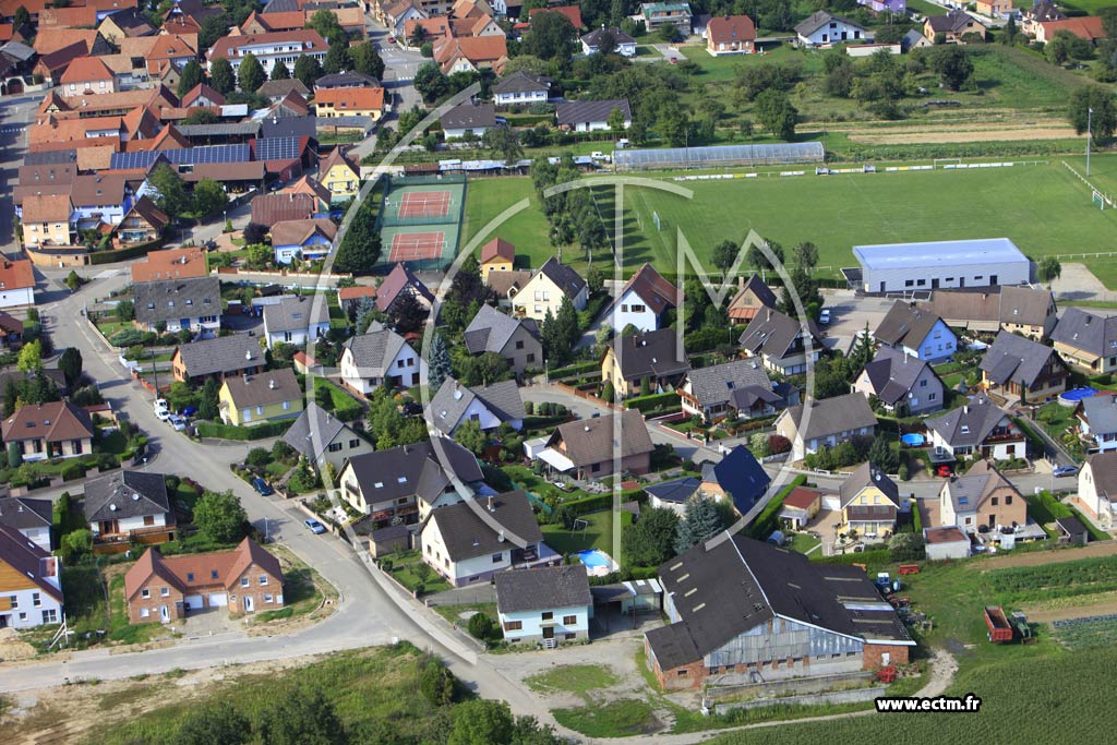 Photo arienne de Niederschaeffolsheim