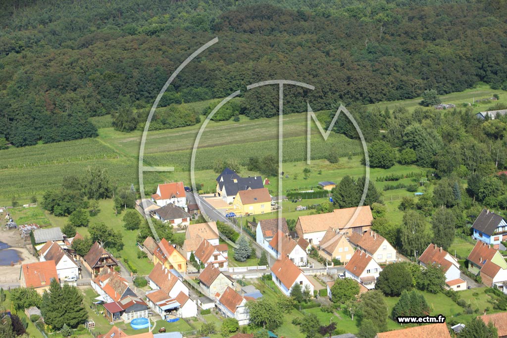 Photo arienne de Oberhoffen-sur-Moder