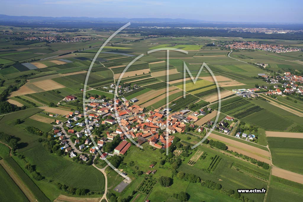 Photo arienne de Rottelsheim