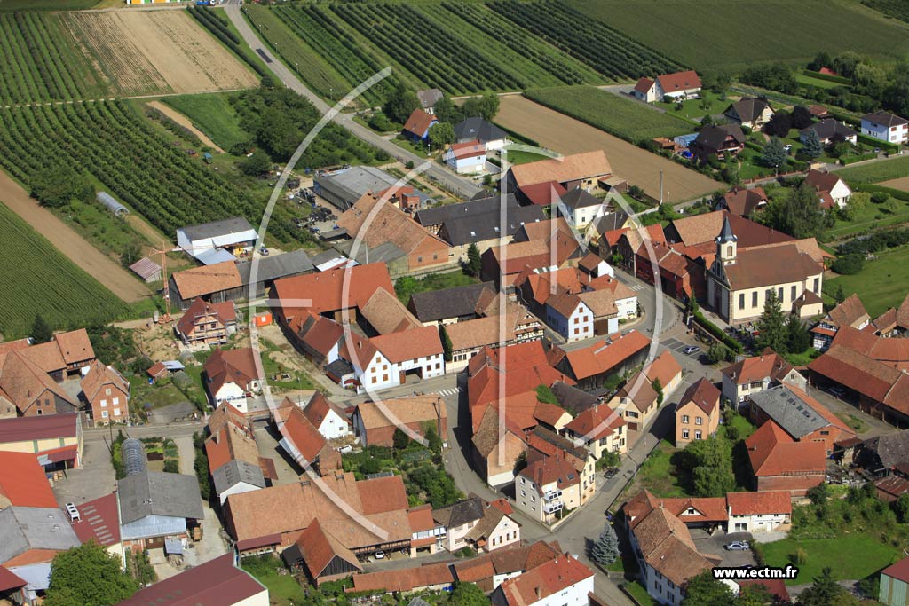 Photo arienne de Rottelsheim
