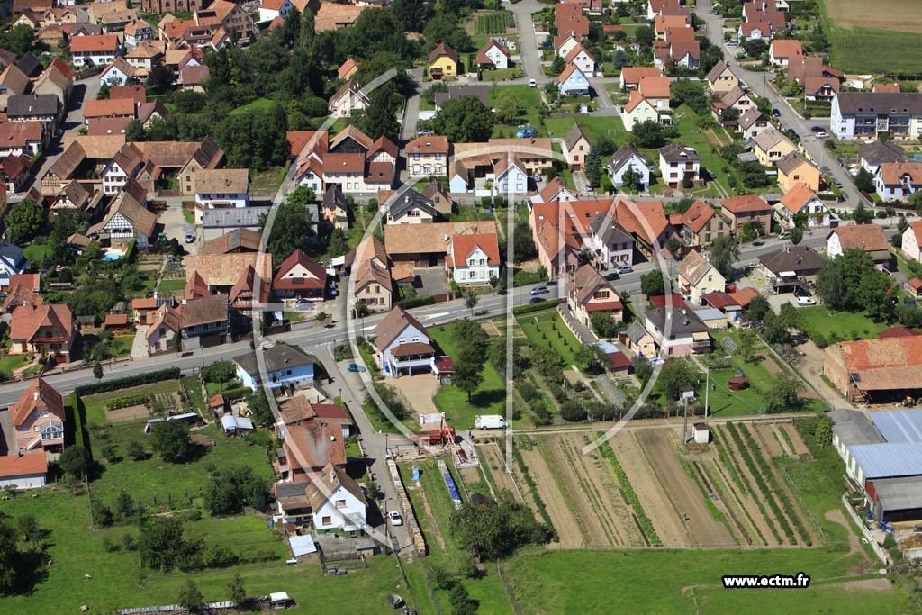 Photo arienne de Schwindratzheim