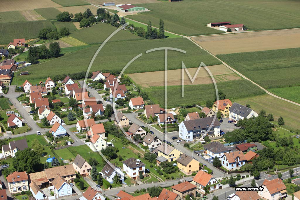 Photo arienne de Schwindratzheim