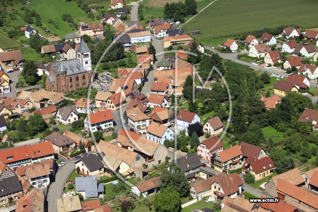 Photo arienne de Schwindratzheim