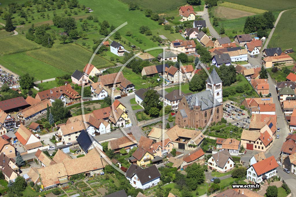 Photo arienne de Schwindratzheim