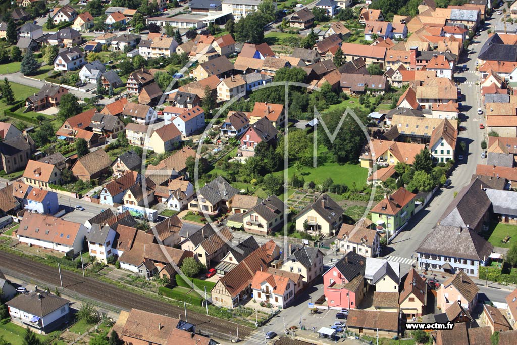 Photo arienne de Schwindratzheim