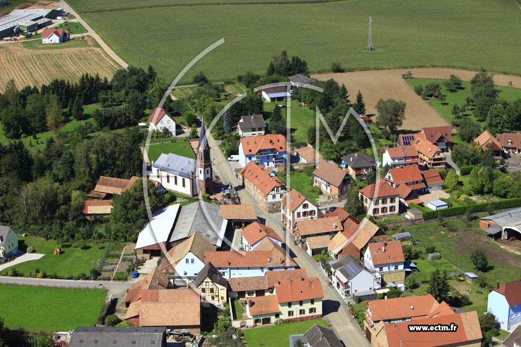 Photo arienne de Wahlenheim