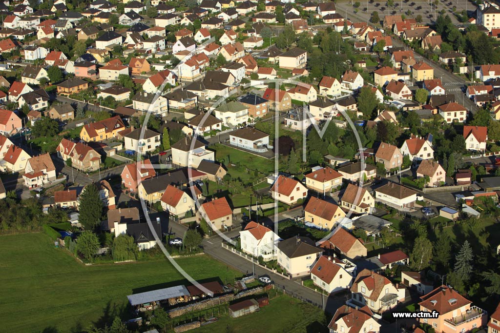 Photo arienne de Haguenau (Matzacker)
