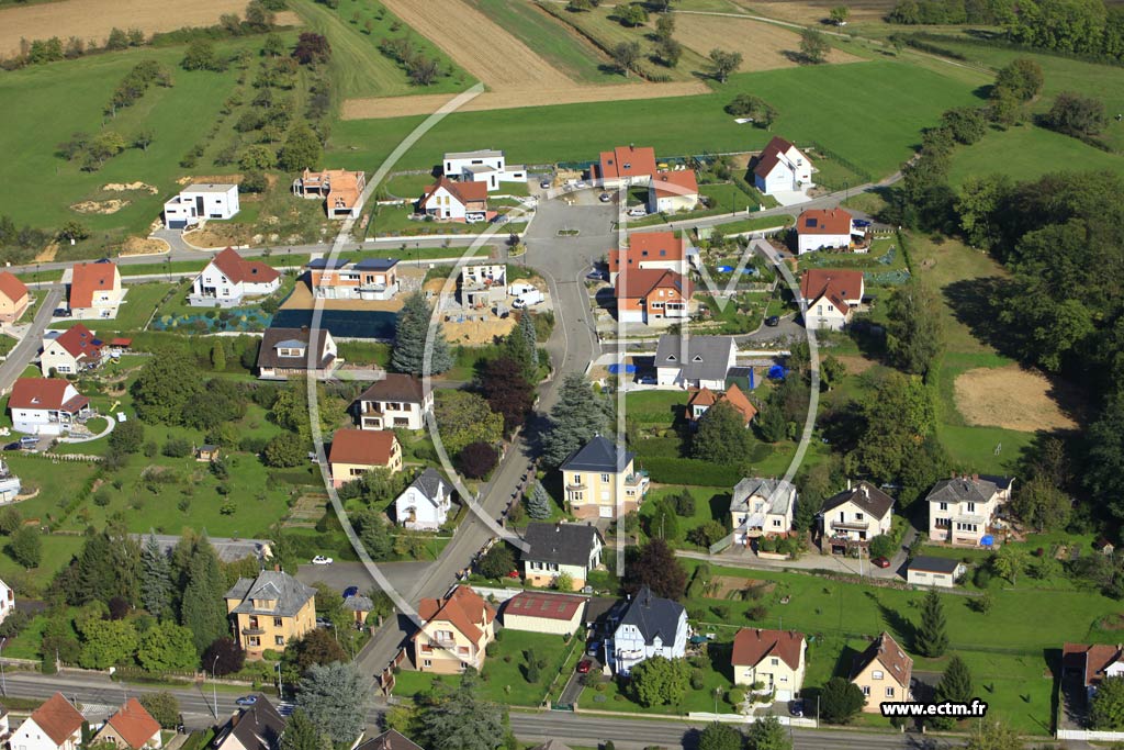 Photo arienne de Niederbronn-les-Bains