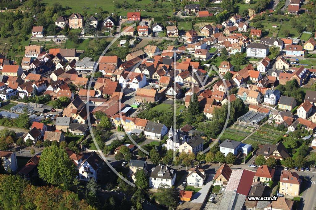 Photo arienne de Niederbronn-les-Bains