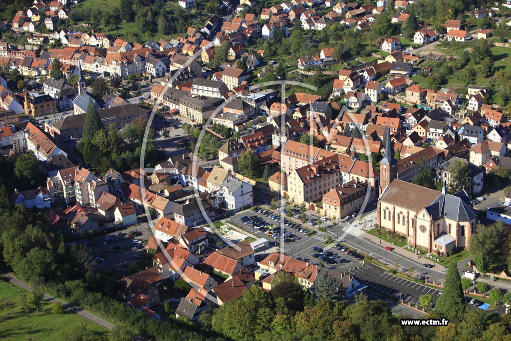 Photo arienne de Niederbronn-les-Bains