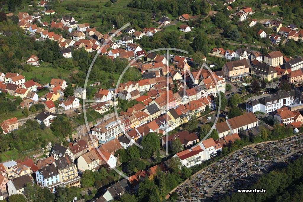 Photo arienne de Niederbronn-les-Bains