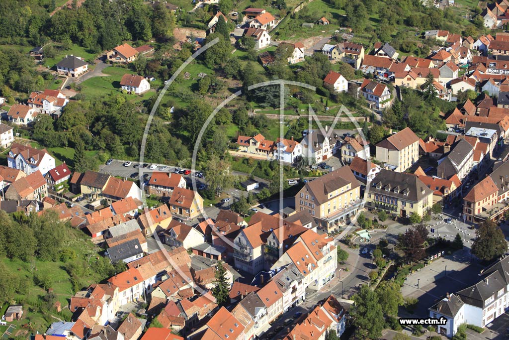 Photo arienne de Niederbronn-les-Bains