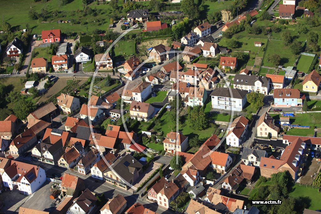 Photo arienne de Niederbronn-les-Bains